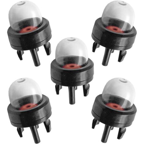 Kit 5 Ampoules Amorçage Carburateur + 5 Capsules - Compatible Stihl, McCulloch, Ryobi - Pour Tondeuse, Tronçonneuse