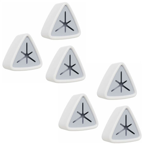 Porte-serviettes Triangulaire En Acier Inoxydable Argenté - Minimaliste, Stable - Pour Cocktails, Cuisine, événements