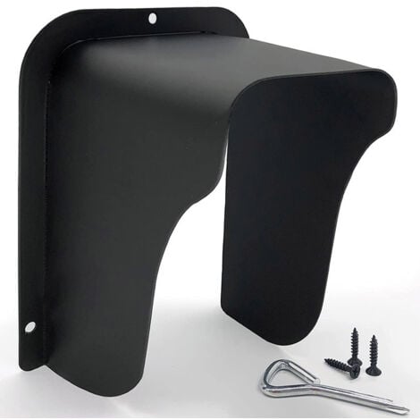 CSPARKV Couvercle MéTallique éTanche pour Sonnette, Serrure De Porte, interphone, protection sonnette exterieur pluie ProtèGe L'Appareil du Soleil Et des Gouttes De Pluie