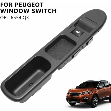 CSPARKV Lève-vitre Bouton Interrupteur avant droit Applicable à 07-15Peugeot 207 6554.QK