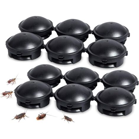 Piège à Cafard Piege Cafard Professionnel - 24 Pièces Adhésives Anti- Insectes (cafards, Fourmis, Araignées) Gel Anti Cafards