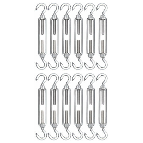 4 Tendeurs Câble Inox M8 - Ridoir Acier Inoxydable 304, Pour Corde, Guirlande, Rampe