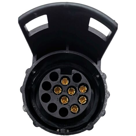 Adaptateur Prise Remorque SPARKMOTO 7 Vers 13 Broches - 12V, Étanche, Pour Voiture/Porte-vélo/Caravane