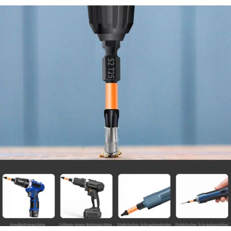 Jeu 10 Embouts Tournevis Torx T10-T40 - Embouts Magnétiques 1/4" Pour Visseuse - Meccion