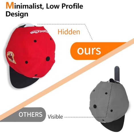 Vvikizy Crochets à Chapeau Crochets Universels Pour Casquettes De Baseball, 16 Pièces, Crochet