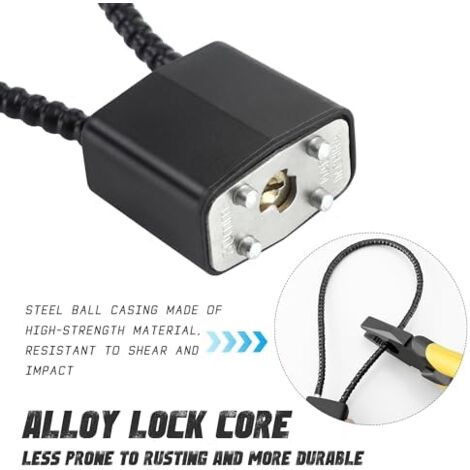 Câble antivol pour vélo, Antivols de vélo Câble antivol, Serrure de