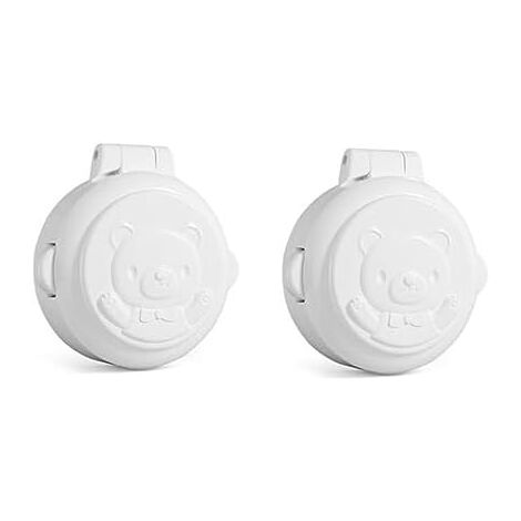 Lot De 2 Verrous Sécurité Bébé Machine à Laver - Design Ours - Protection Enfants - ABS