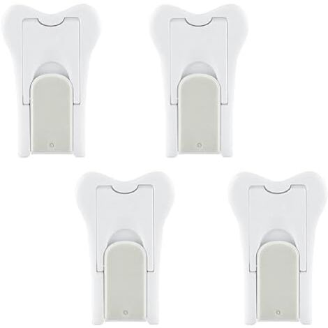 Verrou Sécurité Enfant Vicloon Pour Portes Coulissantes - 4pcs Avec Adhésif Fort - Sans Percage - Anti-Chute Et Anti-Vol