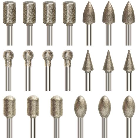 20 Fraises En Carbure De Tungstène Pour Dremel - Paquet De Coupe Pour Meuleuse Rotative Ouylaf 87840805