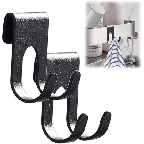 Lot De 2 Supports à Parapluie Pour Coffre De Voiture - Crochets Noirs, Installation Facile - Accessoire D'intérieur Auto Pratique - 5