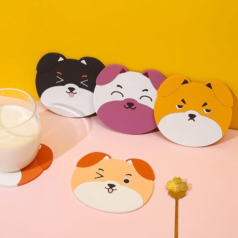 6 Couvercles En Silicone Pour Tasses Motifs Noël – étanches, Réutilisables, Pour Verres, Mugs Et Petits Bols