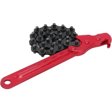 Boeray Clé à Chaîne à Cliquet Robuste De 30,5 Cm - Réversible - Pour Filtre à Huile - Convient Pour Un Diamètre Maximum De 15,2 Cm