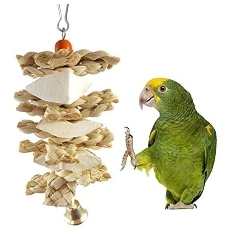 Jouets à Mâcher Pour Oiseaux - Lot De 5, Colorés, Pour Perruches, Calopsittes - Enrichissement & Soin Du Bec