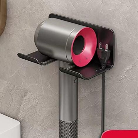 Support Sèche-Cheveux Mural GGQ - Adhésif 3M Fort - Acier Inoxydable