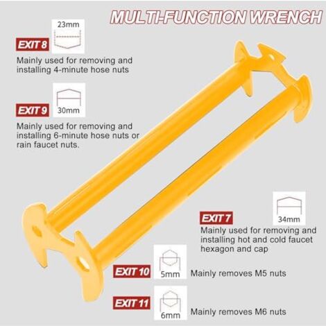 QUARKZMAN Clés Plates Extra Mince SAE, 3/8x7/16 Pouces, Outil Fin Pour