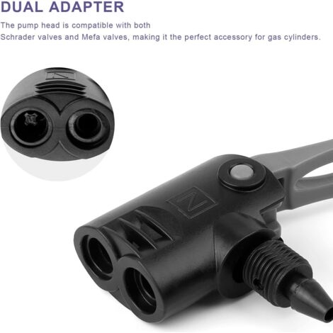 1 embout Ancien Adaptateur pompe vélo pour valve schrader