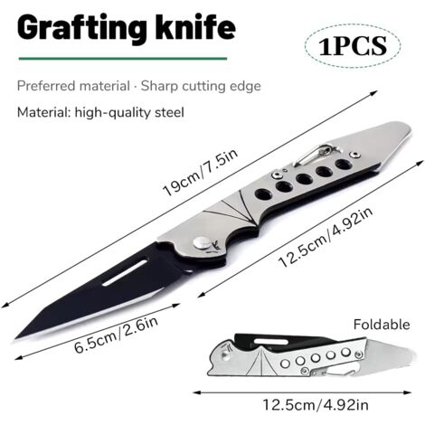 Couteau De Pépinière KOTARBAU® Avec Lame Pliante, Couteau