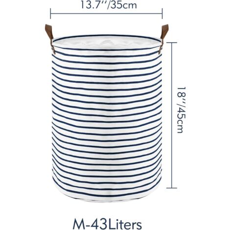 Paniers à LingePliage Grande Capacité Corbeilles à Linge Avec PoignéePanier à Linge Portables