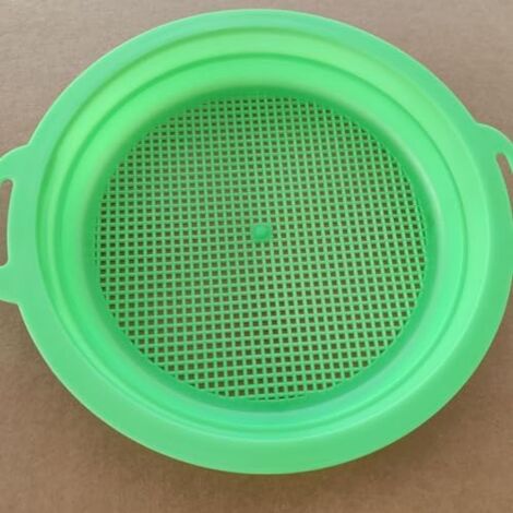 4 Tamis à Sable Pour Enfants - Plastique PP, Dimensions ~25x22 Cm - Jouet Plage, Jardin, Chasse Aux Trésors