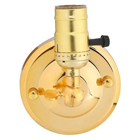 Douille De Lampe Vintage TOPINCN E26/E27 - Support Plafonnier En Aluminium - Filetage Standard