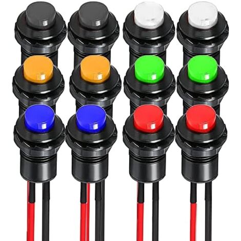 5Pcs AC 250V 10A Compact En Plastique On/Off Interrupteur à Bascule