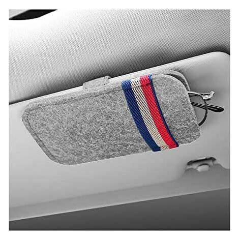 Support Lunettes De Soleil Voiture – Clip Pare-Soleil ABS Robuste – Organisateur Lunettes Anti-Chute & Anti-Rayures