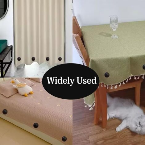 LIUYIDM Boutons Magnétiques Rideaux 12 Pièces, Contrepoids Pour Rideaux