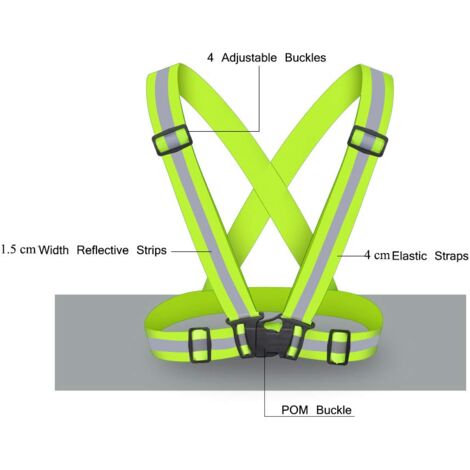 Lot De 6 Gilets Jaunes Haute Visibilité Réfléchissants – Adulte & Enfant – Sécurité Voiture, Chantier, Vélo