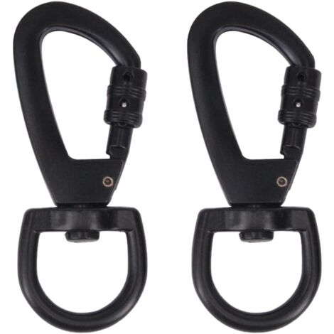 Lot De 25 Pièces De Quincaillerie - Clips De Déclenchement Pivotants Avec œil Rond - Alliage D'acier Argenté - ProRider