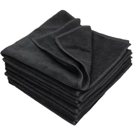 JASTOO Lot de 12 Chiffons de Nettoyage en Microfibre