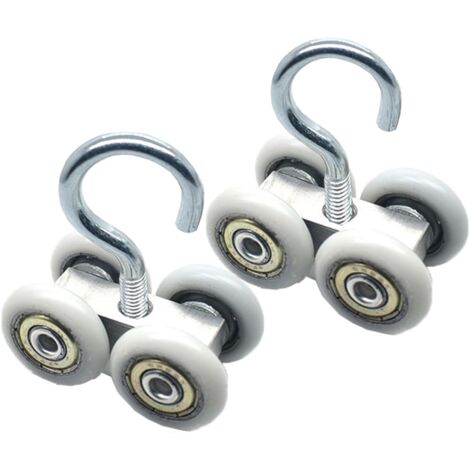 Angoily Lot De 10 Roulettes à Billes Universelles 360° - Roulements Transfert Acier Inox Charge 55 Lbs, Diamètre 16mm