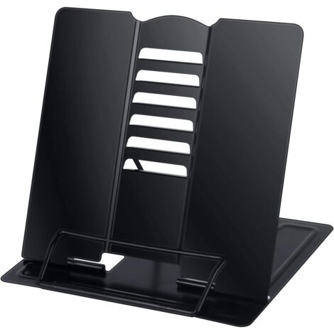 Support De Livre De Cuisine Ajustable KALUROIL - Anti-dérapant, Design Sain Pour Le Dos (Rose Givré) - 5
