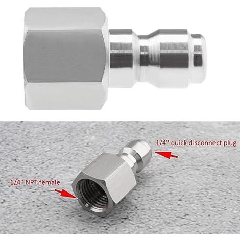 Coupleur Rapide Femelle 1/2" 5000 PSI Dixon 4HTF4 - Acier Inoxydable, Nouveau Stock Ancien