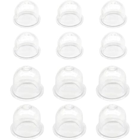 Lot De 12 Pompe à Amorce Carburateur 19mm AOEVUIR - Pour Tondeuse, Tronçonneuse, Débroussailleuse