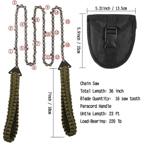 JRJRN Paracorde Multifonction En Polypropylène Noir De 20 M