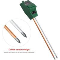 Testeur Sol 3 En 1 - Humidité, PH Et Lumière - Pour Plantes D'Intérieur Et Jardin - Sans Pile