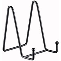 Chevalet Support Métal Pour Assiette/Cadre Photo - 20.5cm - Argent - Présentoir Décoratif