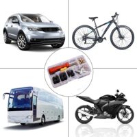 33 Pièces Kit D'installation De Valve De Pneu, Avec Extracteur, Valves à Insertion Rapide Et