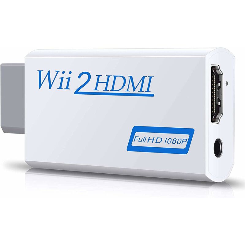 Adaptateur de câble de convertisseur Wii vers HDMI, Wii2HDMI, moniteur HDTV