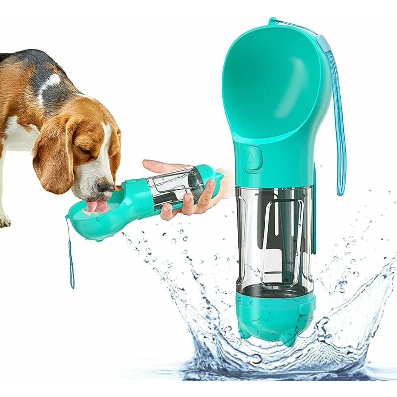 LTS FAFA Gourde Chien, Gourde Chien Promenade, Gourde pour Chien, Pliable  pour Bouteille deau pour Chien Voyage Évier en ABS de Grande capacité 550 ML