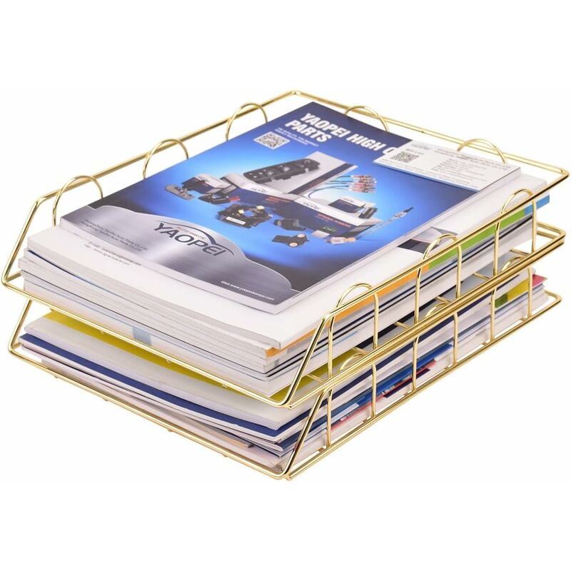 Dossier de rangement à 24 compartiments avec couvercle A4 Dossier papier  administratif pour bureau, école, maison，Fonepro