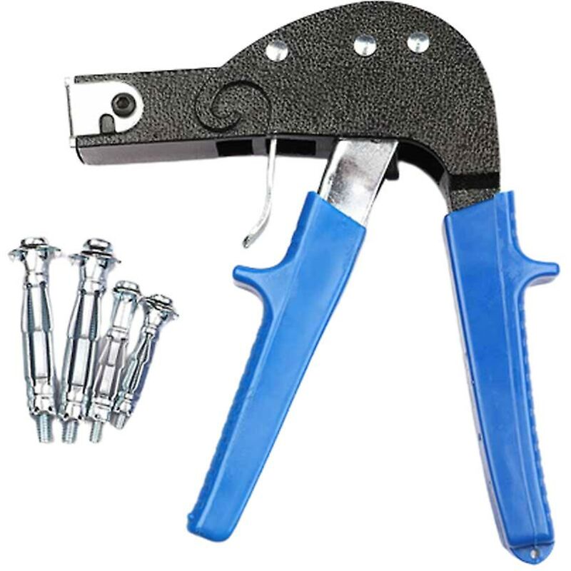 Rivet Gun Steel Nail Gun Encrage Outil Ceinture Gants Lunettes Clé Bouchons  D'oreille，pistolet à