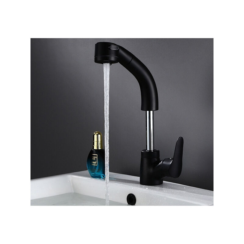 douchette adaptable sur robinet Lavabo Ensemble Pommeau Extensions de  robinets pour Pet Douche se Laver Les Cheveux ou Nettoyer L'évier(blanc) :  : Bricolage