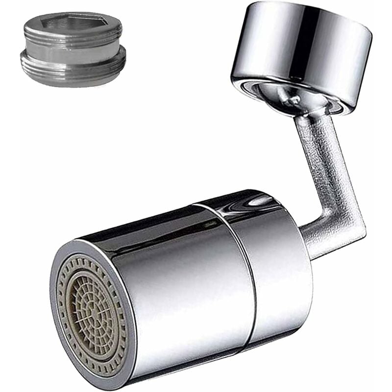 LTS FAFA Aérateur de robinet rotatif à 720 degrés, aérateur de robinet 22  mm femelle et 24 mm mâle fixation de robinet de cuisine/salle de bain