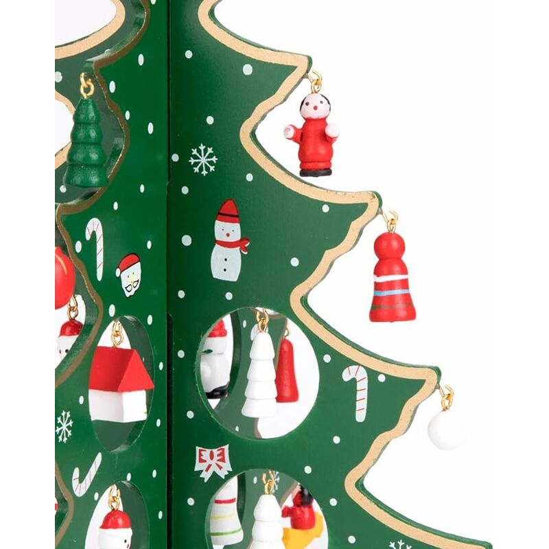 LTS FAFA Clôture d'arbre de noël en PVC blanc, 10 pièces, clôture Miniature  détachable, décoration