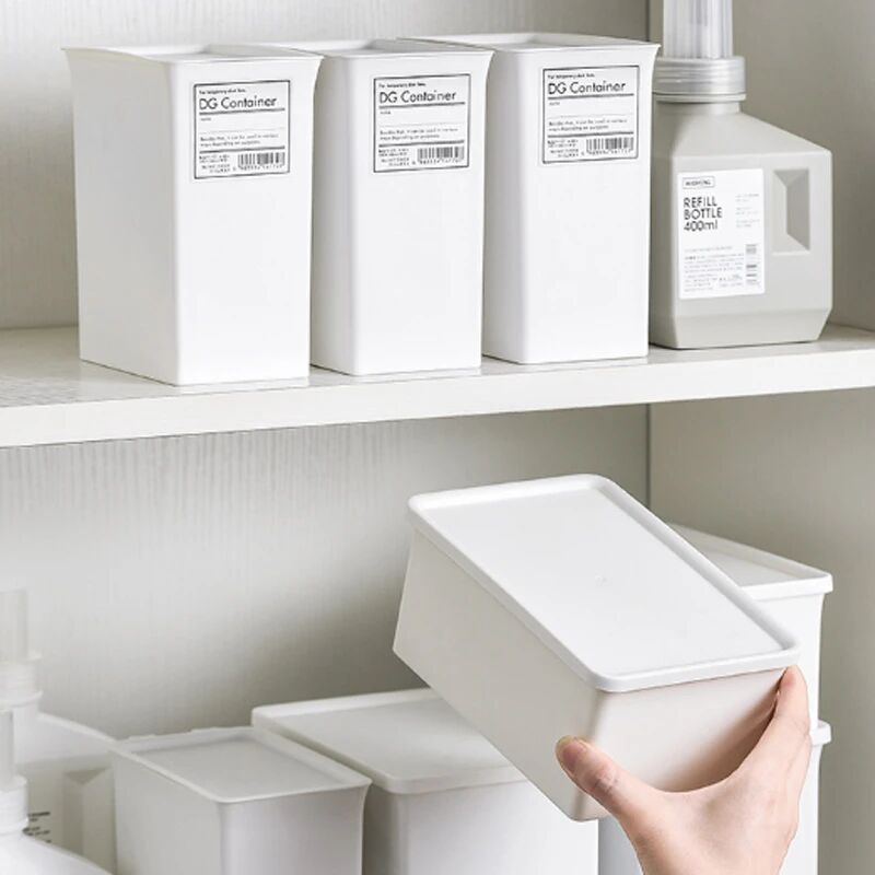 Boîte de rangement hermétique pour détergent à lessive, contenant de  lessive en poudre, adoucissant de grande capacité, quotidien, illable,  700-1900ml