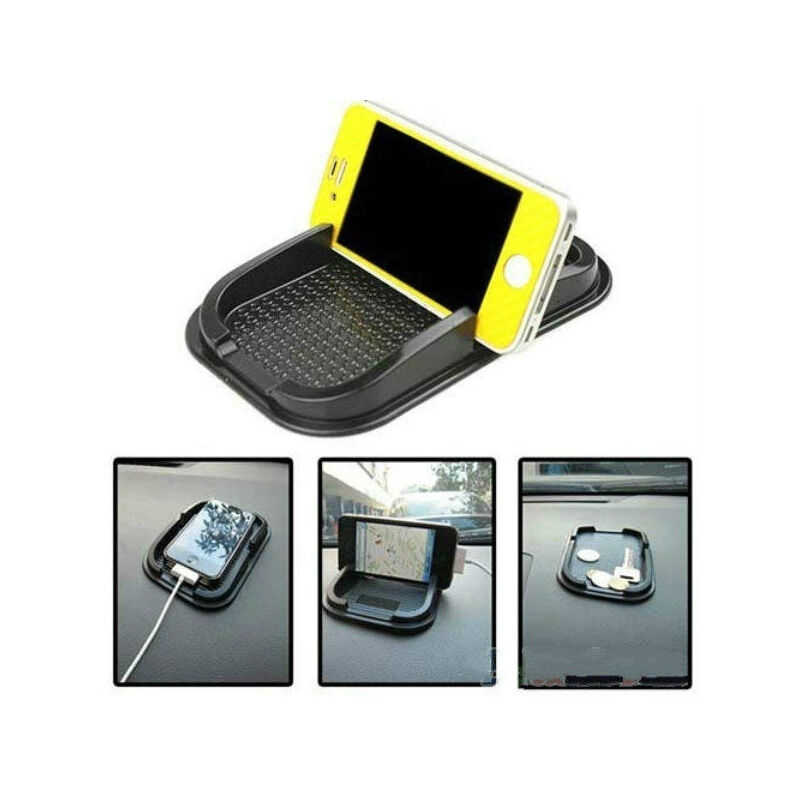 LTS FAFA Tableau de bord de voiture noir tapis collant anti-dérapant Gadget  support GPS Mobile accessoires intérieurs 1 pièces