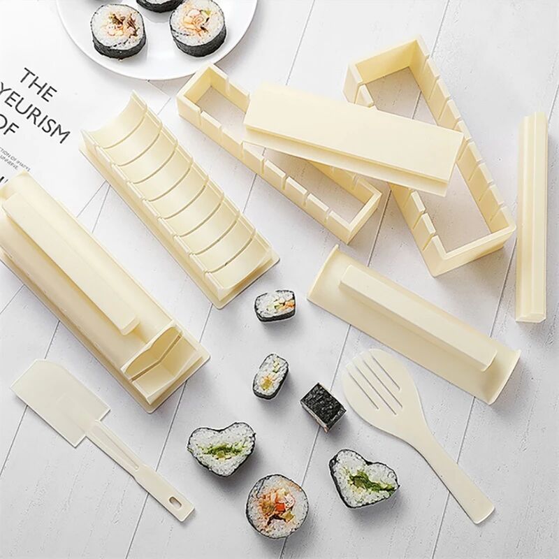 LTS FAFA Sushi riz moule gâteau moule multifonctionnel moule sushi faisant  des outils ensemble cuisine fournitures