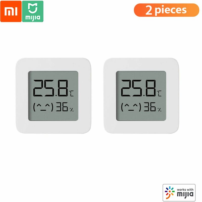 Xiaomi Mijia thermomètre hygromètre Bluetooth 2 sans fil pour maison  connectée : : Jardin