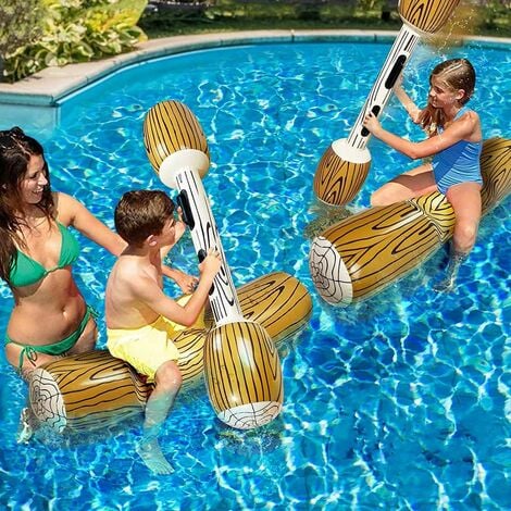 LTS FAFA Jouet gonflable pour piscine, flotteur de piscine, jouet flottant  pour canoë gonflable avec pagaie